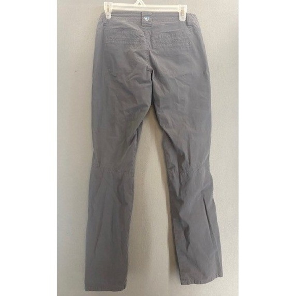 Kuhl Women's Size 2 SPIRE Hiking Pants Regular Gray Outdoor Cargo Zip Pockets - Picture 2 of 11